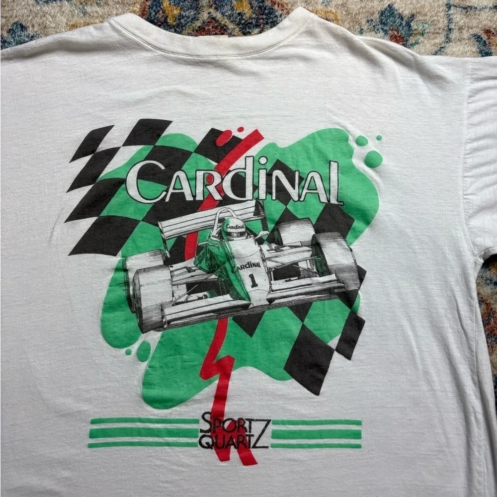 Vintage Cardinal Racing Sport Quartz T-shirt Large - Picture 4 of 4